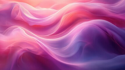 Obraz premium Vibrant Abstract Background with Holographic Liquid Waves in Purple and Pink for Holiday and Celebration Designs