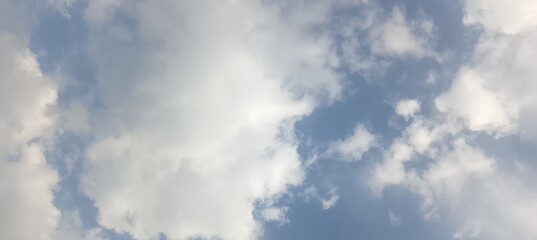 Light clouds in the sky