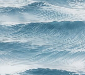 Wavy blue ocean abstract water pattern with gentle ripples on a white background, ocean waves,  blue color palette