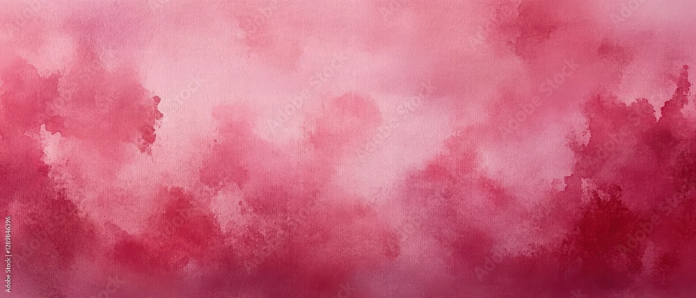 Poster elegant abstract watercolor background in pink and red textured design for christmas and february 14