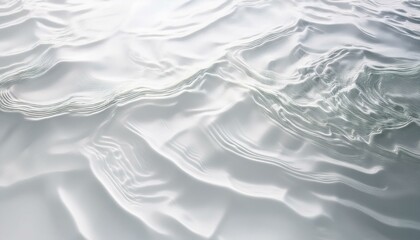 Obraz premium Abstract white transparent water shadow surface texture natural ripple background