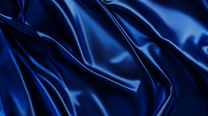 Obraz premium Abstract blue metallic gradient, clean and simple, evoking modern elegance and calm sophistication. 