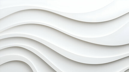 Abstract White Wave Background Texture