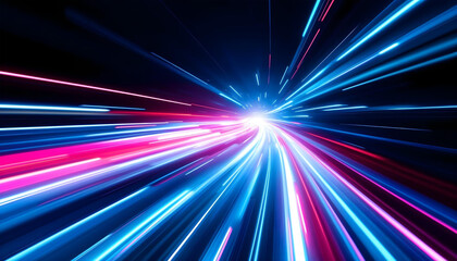 glow line speed race sport light background