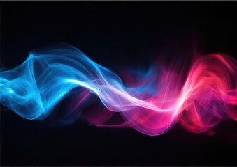 Obraz premium High Quality Abstract Colorful Smoke. Vibrant Energy Burst. Perfect for dynamic presentations, tech backgrounds, vibrant art projects