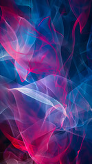 Fototapeta premium Omnifarious Spectrum: An Abstract Spatium of Red and Blue Hues