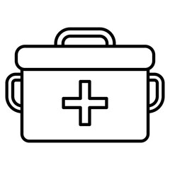 First Aid Kit  Icon Element For Design