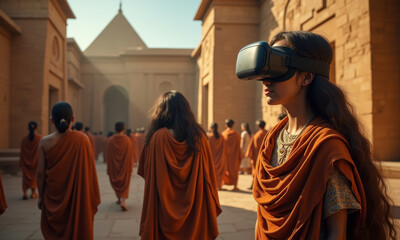 VR Monk Metaverse: Virtual Reality Experience - Metaverse