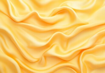 Fototapeta premium Soft Yellow Fabric Drapery Texture for Background or Design Projects