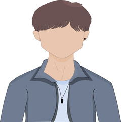 Vector illustration of a man