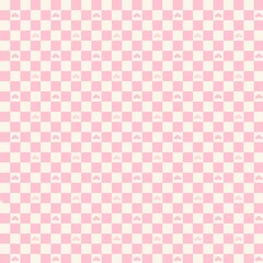 Cute Gingham seamless pattern 
