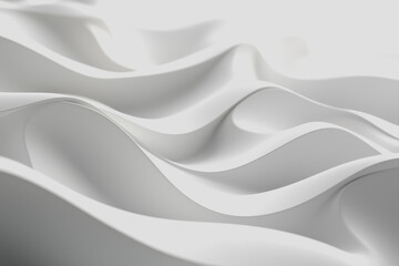 Wavy pattern design on a white background for creative and artistic projects