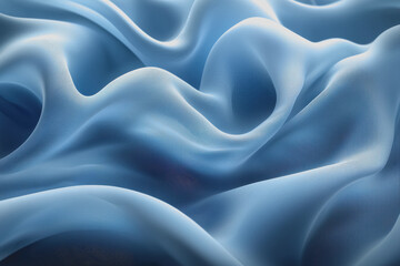 Obraz premium Blue background with wavy pattern creating an abstract design for various creative applications