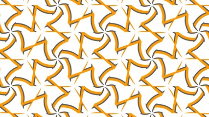 Abstract Pattern with Orange Highlights and Dynamic Shapes