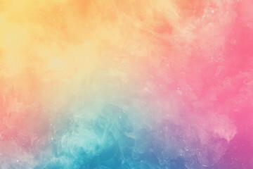 Fototapeta premium Colorful abstract background with splashes and drips of various paint colors creating a vibrant texture
