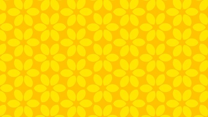Abstract Pattern with Yellow Highlights and Dynamic Shapes