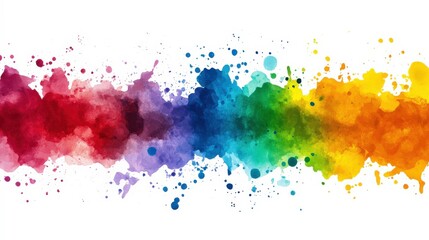 Obraz premium Vibrant Watercolor Splash Background Design