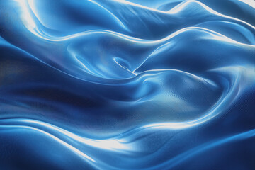 Obraz premium Blue fabric texture with a white background suitable for design and textile applications