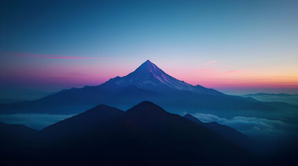 Majestic Mountain Sunrise Landscape