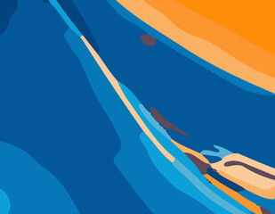 Abstract Background with Crisp Lines and Dynamic Color Shifts. A Modern Abstract Design with Clear Lines and Shifting Hue. Abstract Background Featuring Precise Lines Gradient of Transforming Colors