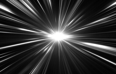 Fototapeta premium Motion blur background with abstract gray light streaks