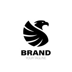 Sea Eagle Logo. Sea Eagle Logo Design. Sea Eagle Logo Brand. Sea Eagle Logo Vector Design Isolated on White Background