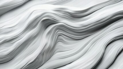 3D soft white waves with realistic lighting effects, ideal for professional branding.