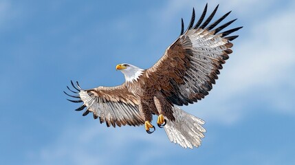 Majestic Eagle Soaring  Wildlife  Bird  Freedom  Nature  Power  Sky  Wings  Flight  Avian