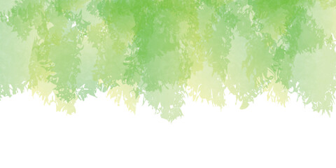 新緑　和紙　模様　背景　