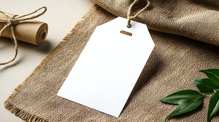 Crafting unique labels for gifts home or events rustic setting close-up natural vibe