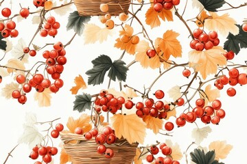 The natural essence of simplicity, a gentle reminder to slow down.- Seamless Pattern - Seamless Pattern