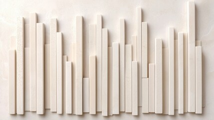 Obraz premium Molding stock bar concept. Sculpted Stone Structures Symbolizing Financial Market and Economy