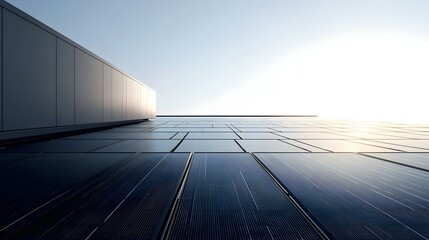 Obraz premium newly constructed homes with solar panels