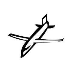 airplane icon vector