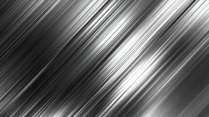 Fototapeta premium Diagonal lines and light create interesting abstract metallic art