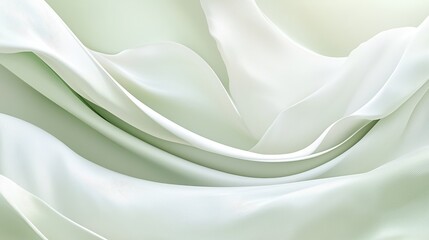 Obraz premium A dynamic green wave curve, a symbol of growth and progress, forms the backdrop of an abstract business background, evoking a sense of innovation and potential. 