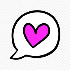 Doodle Hearts hand drawn love hearts Vector illustration