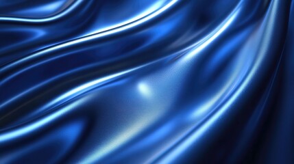 Obraz premium Abstract blue metallic gradient, clean and simple, evoking modern elegance and calm sophistication.