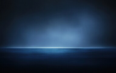 Elegant Navy Blue Product Backdrop Minimalist Gradient Background for Studio Photography and Mockups.