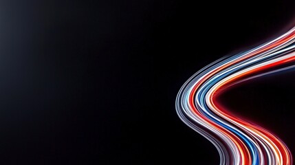 Abstract Red Blue Light Trails  Dynamic Energy  Motion Background