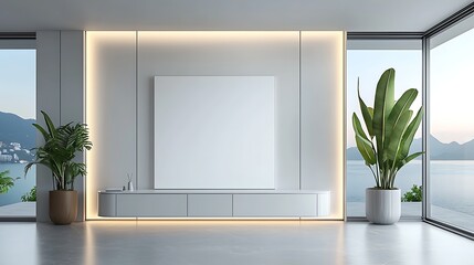 Interior photography modern coastal living room design with natural light inspiration