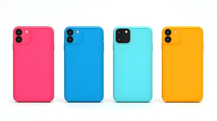 Vibrant Mobile Interface Design, showcasing a colorful app layout with engaging icons and user-friendly navigation on a sleek device screen.