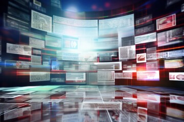 News backgrounds screen advertisement.