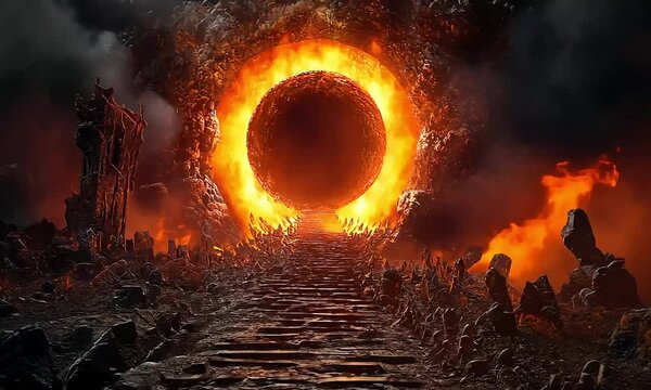 Portal to the Underworld: The Fiery Gates of Dante&rsquo;s Inferno