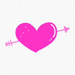Doodle Hearts hand drawn love hearts Vector illustration