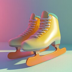 colorful vibrant ski boots