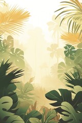 Jungle backgrounds vegetation sunlight.
