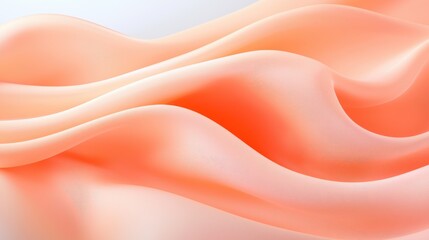 Smooth Peach Fabric Drape