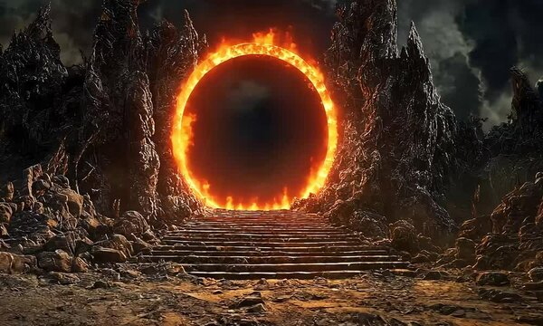 Portal to the Underworld: The Fiery Gates of Dante&rsquo;s Inferno