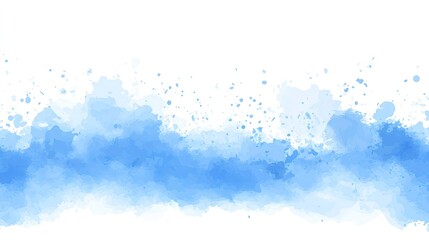 Blue watercolor wash background texture